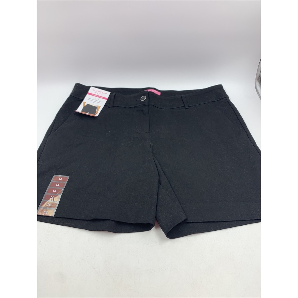 Isaac Mizrahi Womens 14 Chino Shorts High‎ Waist 5" Beach Summer Vacation NEW